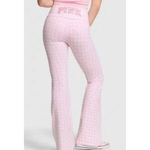 NEW LOVESHACKFANCY X VICTORIA’S SECRET PINK Gingham Foldover Pants